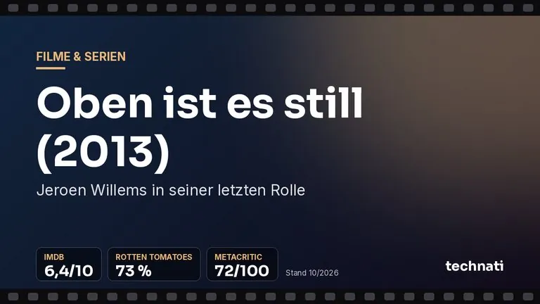 Oben ist es still (2013): Jeroen Willems in seiner letzten Rolle
